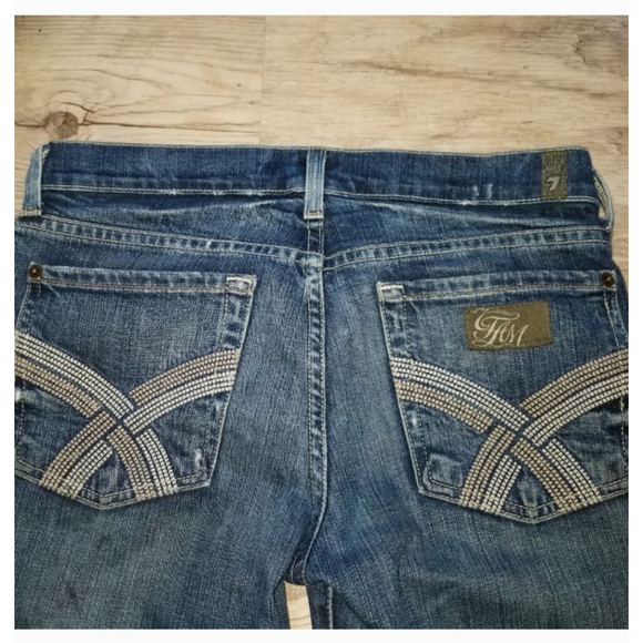 7 For All Mankind Women's Super Skinny Jeans Size 26 - Picture 6 of 12